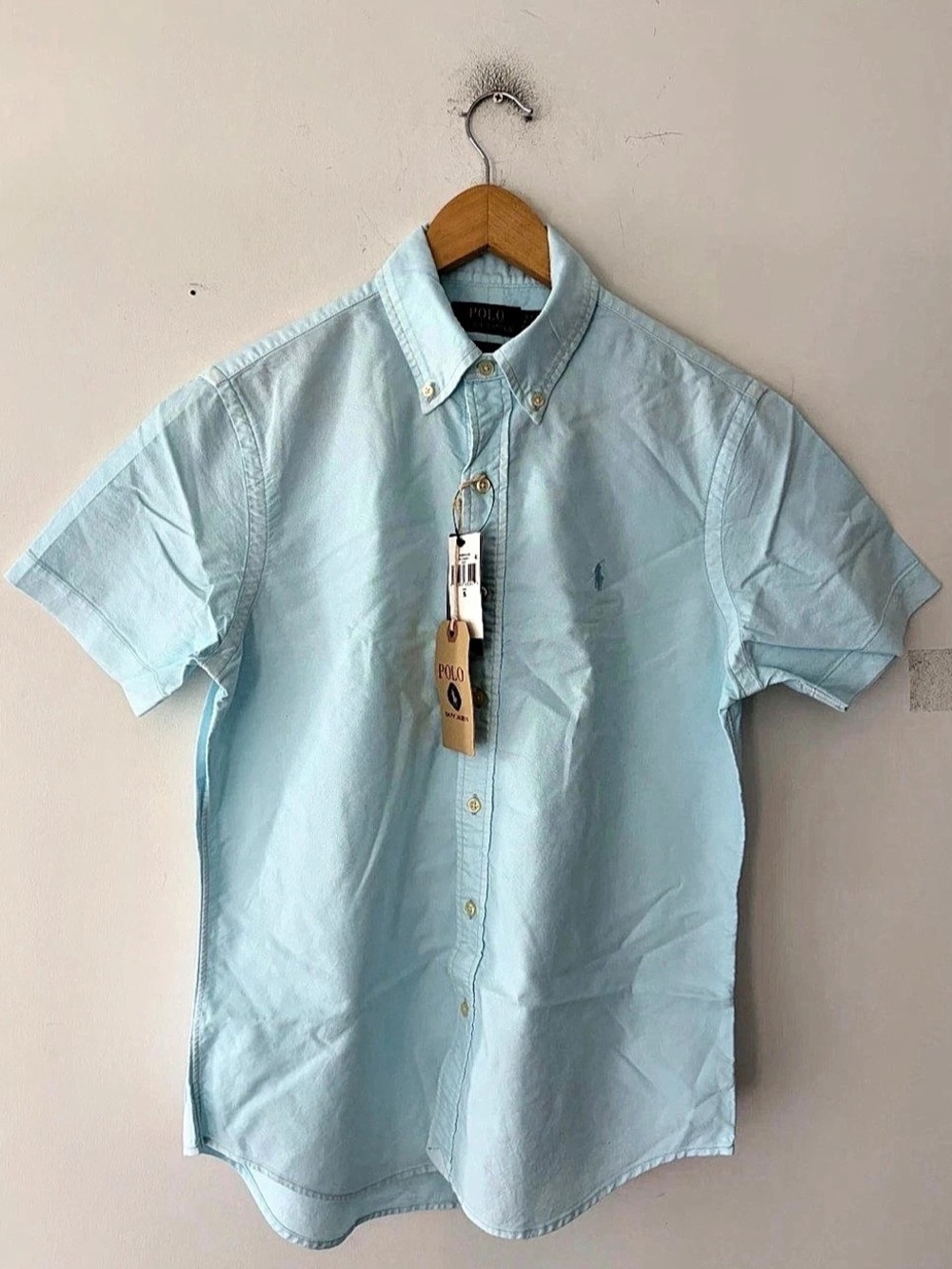 Polo Ralph Lauren Oxford Short Sleeve Mineral-Dyed Shirt Size S NEW